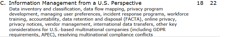 CIPP-US Unterlage