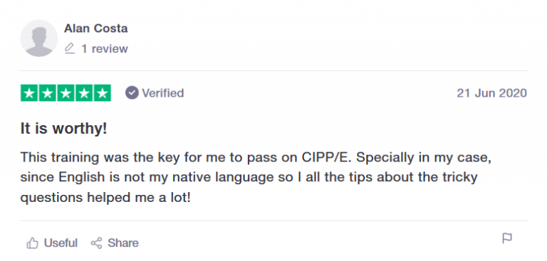 CIPPTraining review CIPPE CIPPUS CIPM