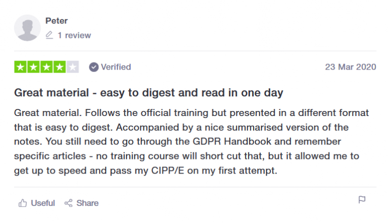 CIPPTraining review CIPPE CIPPUS CIPM