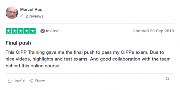 CIPPTraining review CIPPE CIPPUS CIPM