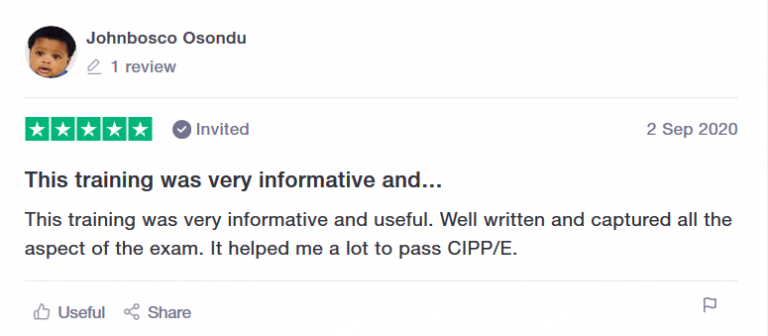 CIPPTraining review CIPPE CIPPUS CIPM