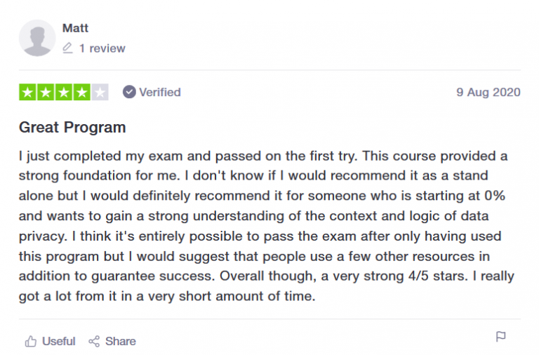 CIPPTraining review CIPPE CIPPUS CIPM