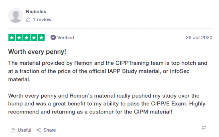 CIPPTraining review CIPPE CIPPUS CIPM